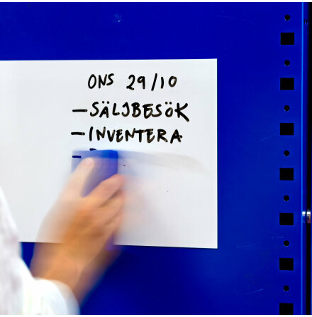 Magnetfolie med suddar whiteboardyta
